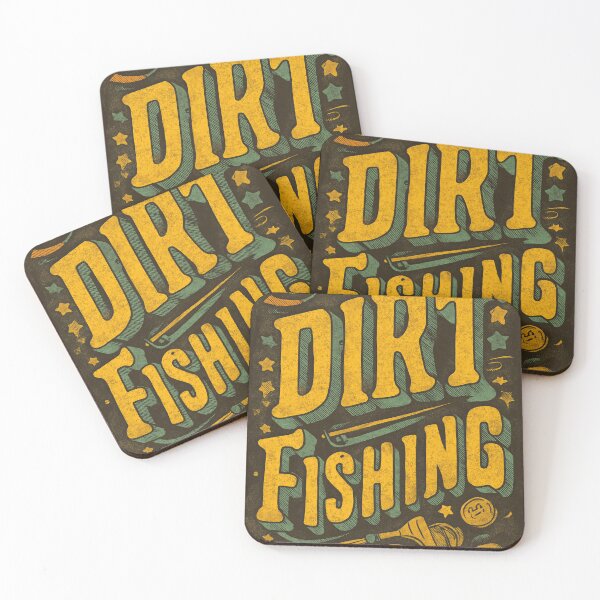Item preview, Classic dirt fishing in a retro poster art style. designed and sold by Piotrek0001.