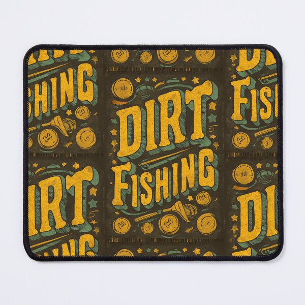 Item preview, Classic dirt fishing in a retro poster art style. designed and sold by Piotrek0001.