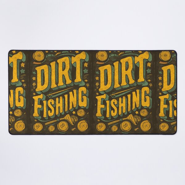 Item preview, Classic dirt fishing in a retro poster art style. designed and sold by Piotrek0001.