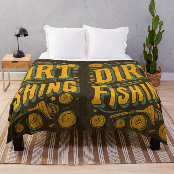 Item preview, Classic dirt fishing in a retro poster art style. designed and sold by Piotrek0001.