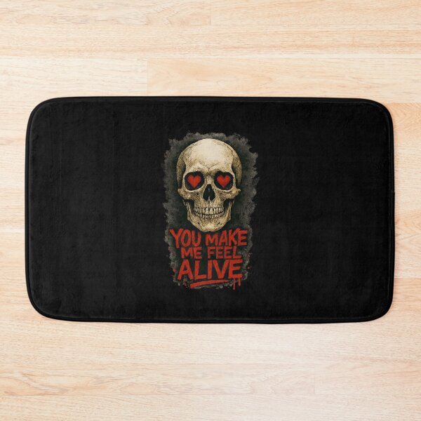 Item preview, Skull Love Art – You Make Me Feel Alive | Gothic Romantic Design designed and sold by Psycho-Crazy.