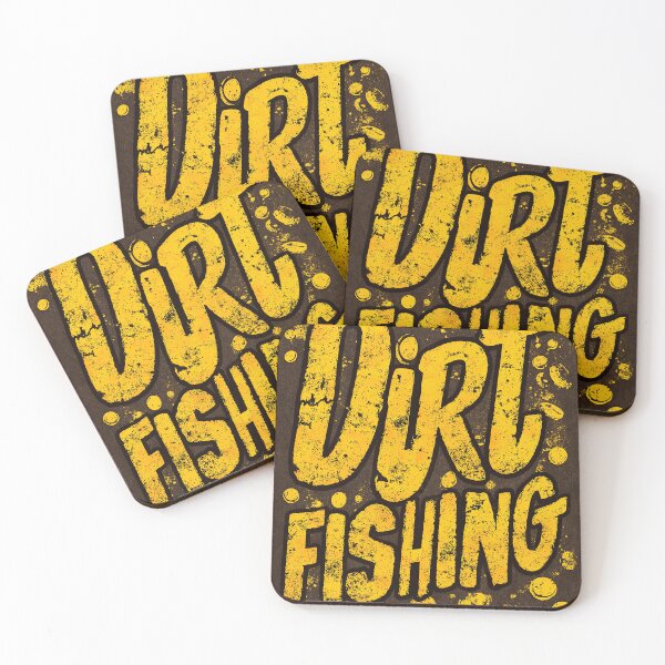 Item preview, Dirt fishing in a shower of golden shiny coins. designed and sold by Piotrek0001.