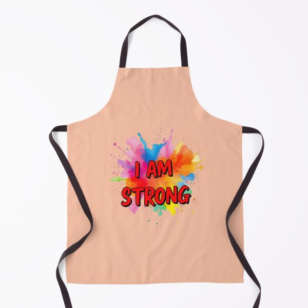 Item preview, I Am Strong Watercolor Splash Design designed and sold by NewAspect.
