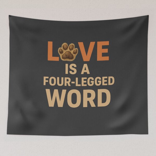Item preview, Love Is A Four-Legged Word designed and sold by AdelStore.