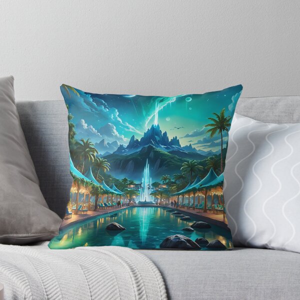 Item preview, Blue mountains and river scenery designed and sold by BrightDays.