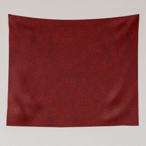 Item preview, Abstract seamless cloth texture with red round elements. Creative vector endless fabric pattern with shapes of small circles designed and sold by Tae Mi.