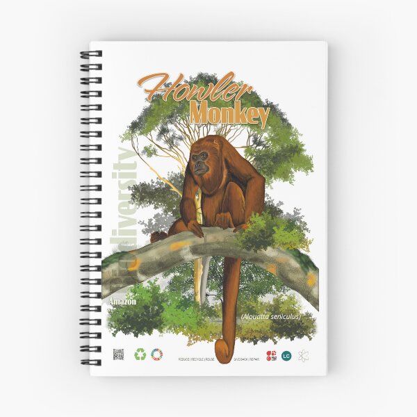 Item preview, Howler Monkey (Alouatta seniculus) designed and sold by EstadoCuantico.