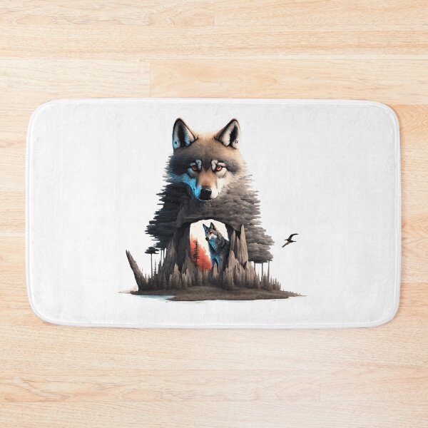 Item preview, Wolf in the Wild Forest designed and sold by Pawsomeprints59.