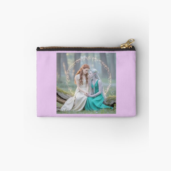Item preview, Enchanted Forest Elves Holding Hands designed and sold by Ashley Allen.