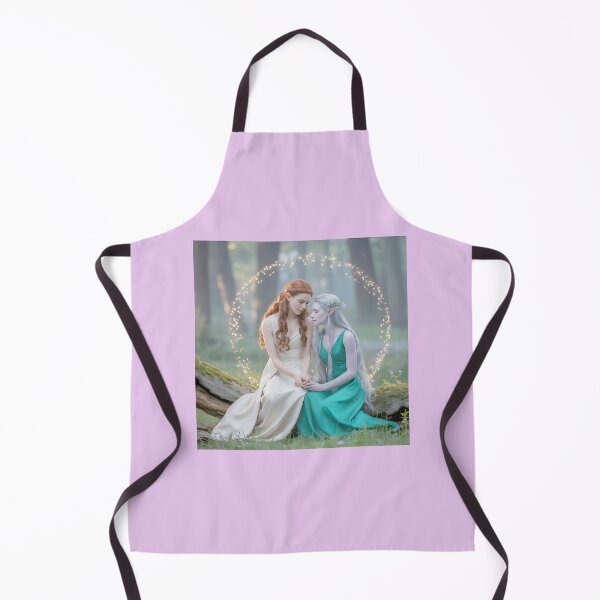 Item preview, Enchanted Forest Elves Holding Hands designed and sold by Ashley Allen.