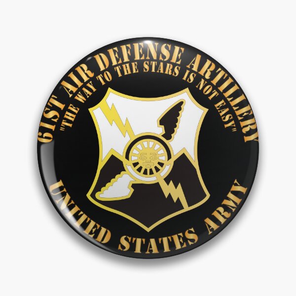 Item preview, Army - 61st Air Defense Artillery - The Way To the Stars Is Not Easy - DUI, US Army X 300 designed and sold by Military Insignia Products.