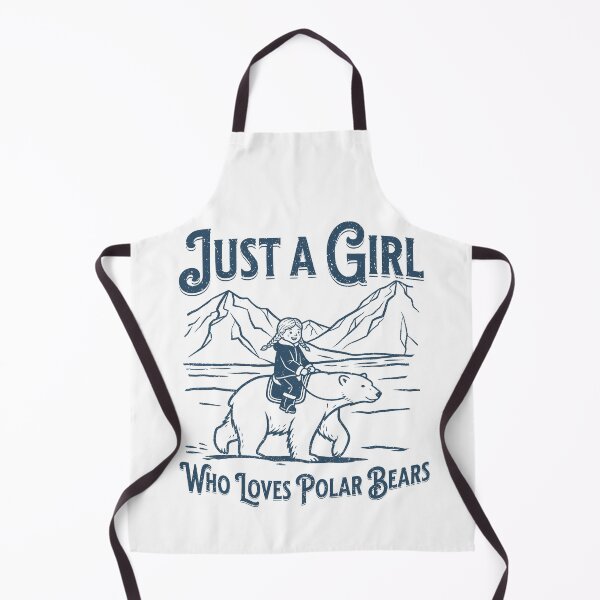 Item preview, Just a Girl Who Loves Polar Bears designed and sold by IceEdgeStudio.