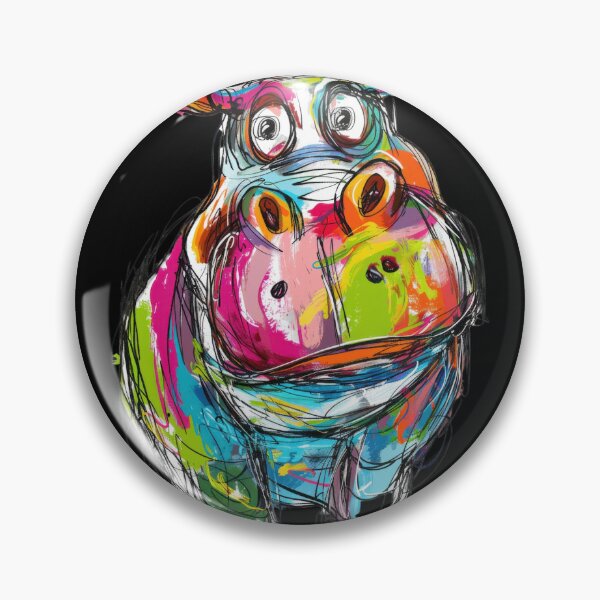 Item preview, I’m not fat I’m just hippo-sized  designed and sold by Palmtree94.