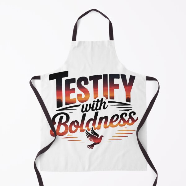 Item preview, Testify with Boldness Christian Dove Faith designed and sold by Bliss Find And Design.
