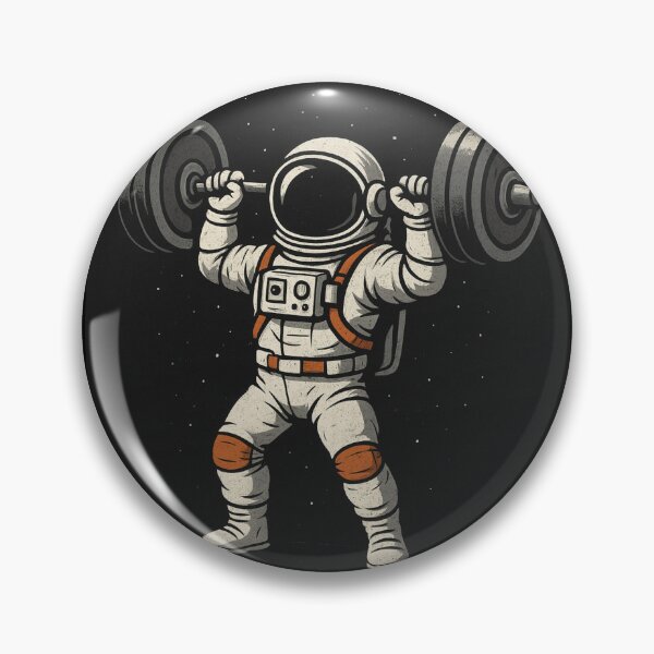 Item preview, Astronauta levantador de pesas designed and sold by EntropyCo..