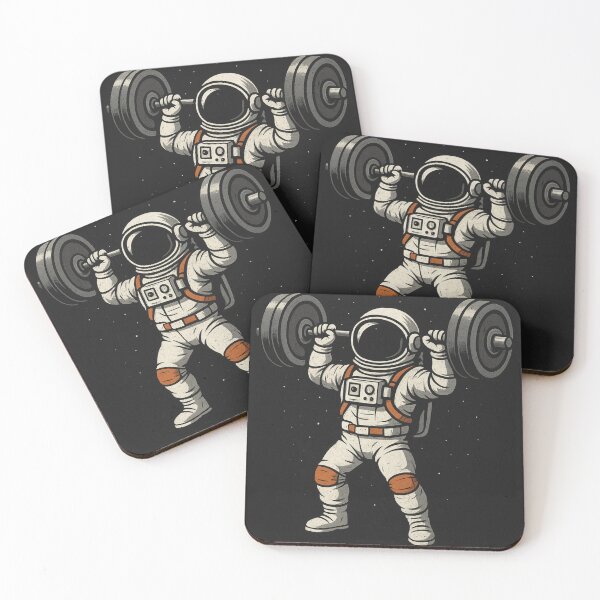 Item preview, Weightlifting Astronaut designed and sold by EntropyCo..