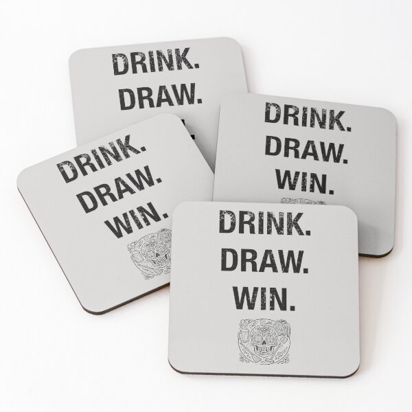 Item preview, Curling Coach Says - Drink. Draw. Win. designed and sold by leftbutton.