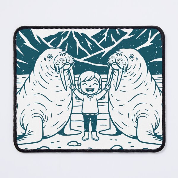 Item preview, Just a Girl Who Loves Walruses designed and sold by IceEdgeStudio.