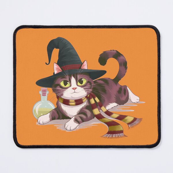 Item preview, Cat the brave - wizard and witch familiar designed and sold by MrHide.
