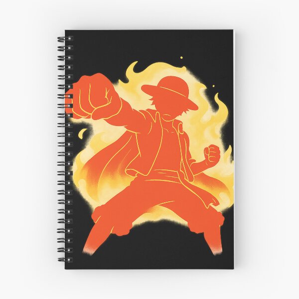 Item preview, Luffy on Fire – Epic Anime Silhouette designed and sold by FXFandomFactory.