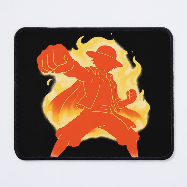 Item preview, Luffy on Fire – Epic Anime Silhouette designed and sold by FXFandomFactory.
