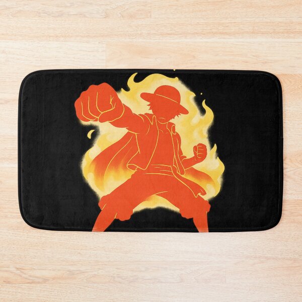 Item preview, Luffy on Fire – Epic Anime Silhouette designed and sold by FXFandomFactory.