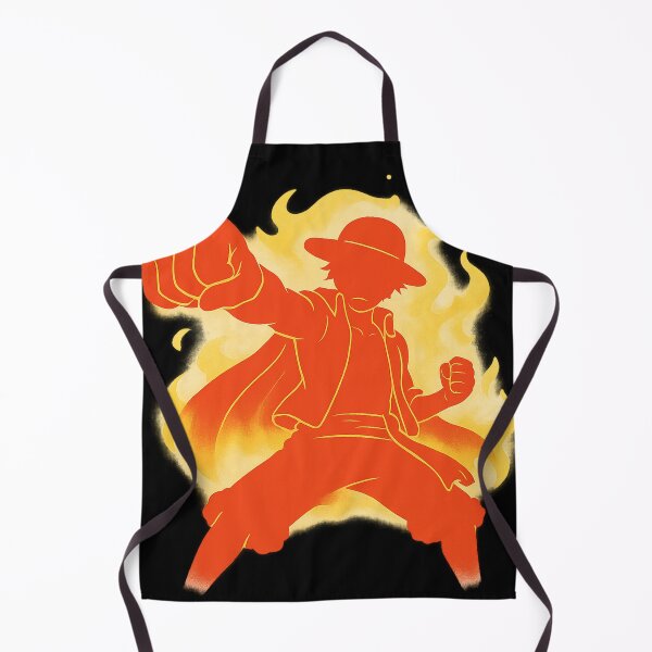 Item preview, Luffy on Fire – Epic Anime Silhouette designed and sold by FXFandomFactory.