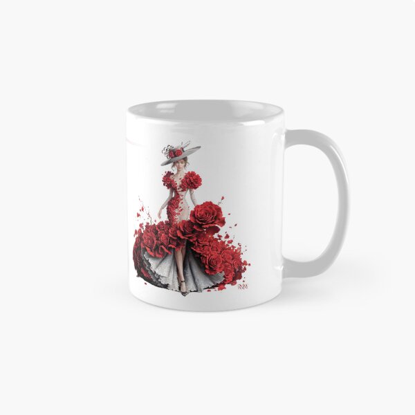 Item preview, Rose Flower Fashion Mug designed and sold by Royal Wall Whispers.
