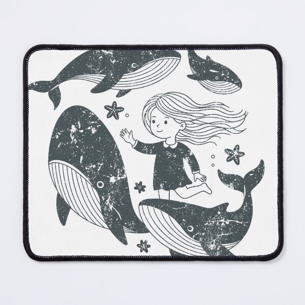 Item preview, Just a Girl Who Loves Whales designed and sold by IceEdgeStudio.