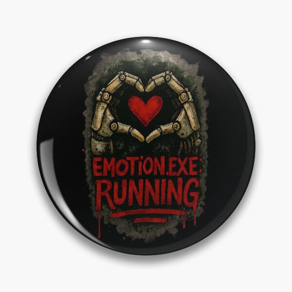 Item preview, Emotion.exe: Robotic Heart in a Cyberpunk World – Futuristic Watercolor Art designed and sold by Psycho-Crazy.