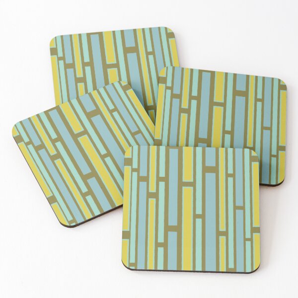 Item preview, Geometric Portal 1 in Chartreuse Olive Blue designed and sold by kierkegaard.