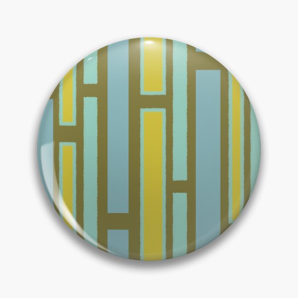 Item preview, Geometric Portal 1 in Chartreuse Olive Blue designed and sold by kierkegaard.