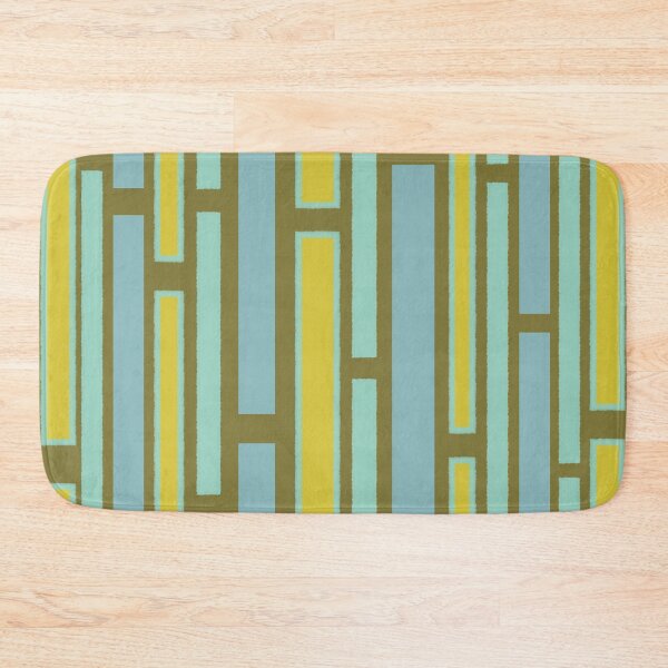 Item preview, Geometric Portal 1 in Chartreuse Olive Blue designed and sold by kierkegaard.