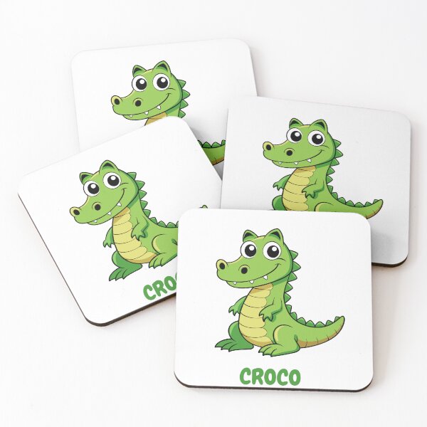 Item preview, Cute Cartoon Crocodile | Funny Green Croco Character Illustration designed and sold by Infinity arts.