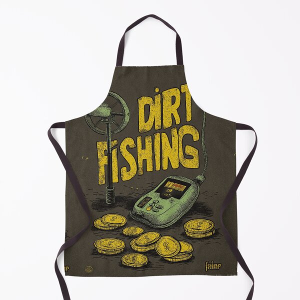 Item preview, Dirt fishing equipment is laid out and ready for action. designed and sold by Piotrek0001.