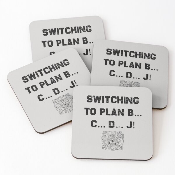 Item preview, Curling Coach Says - Switching to Plan B... C... D... J! designed and sold by leftbutton.