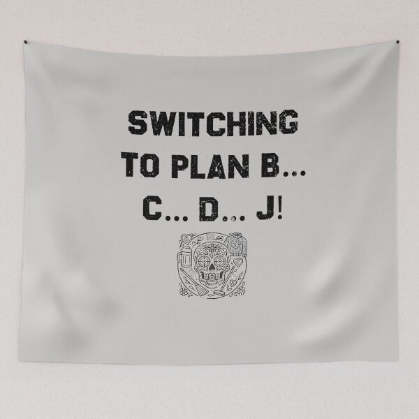 Item preview, Curling Coach Says - Switching to Plan B... C... D... J! designed and sold by leftbutton.