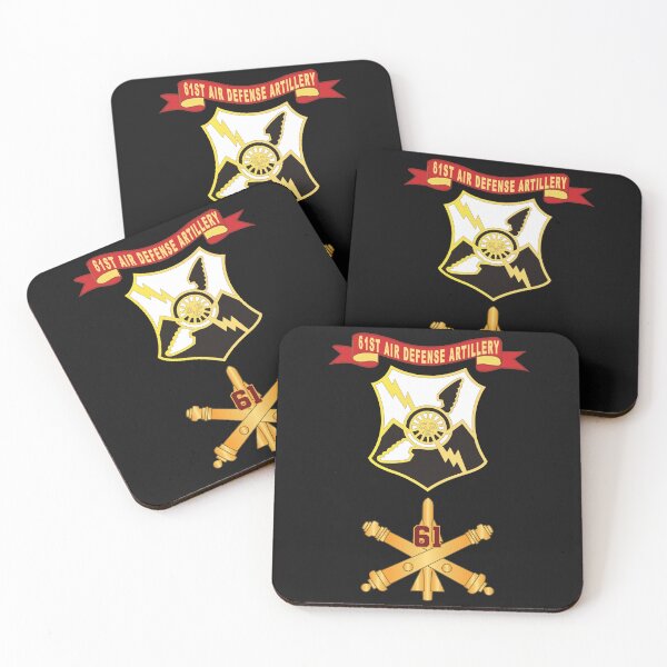 Item preview, Army - 61st Air Defense Artillery w Number Br - DUI - Ribbon X 300 designed and sold by Military Insignia Products.