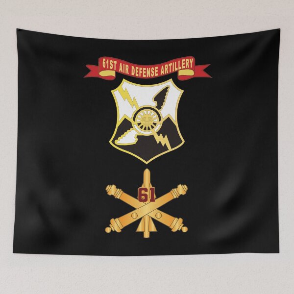 Item preview, Army - 61st Air Defense Artillery w Number Br - DUI - Ribbon X 300 designed and sold by Military Insignia Products.