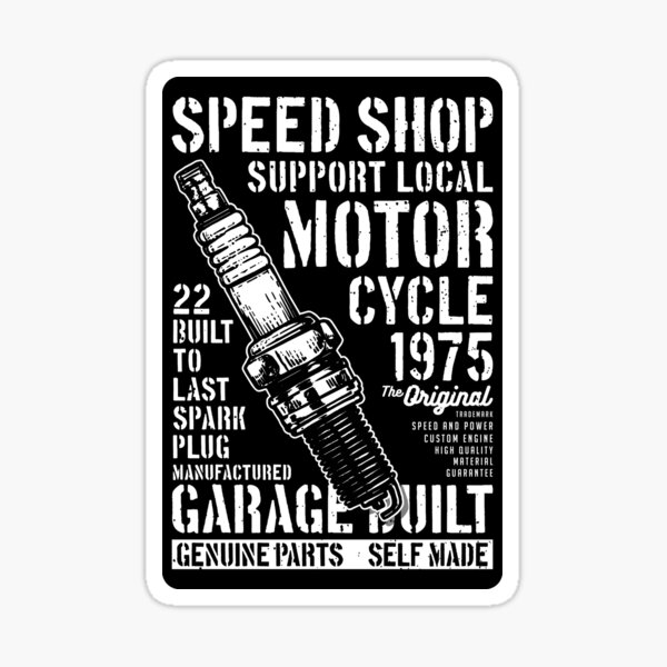 Spark Plug Stickers Redbubble