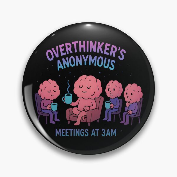 Item preview, Overthinkers Anonymous Meeting at 3AM designed and sold by 97Ts.