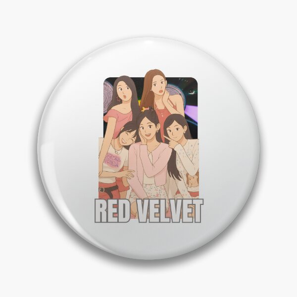 Item preview, Red Velvet Name Cartoon Illustration Group Members Kpop Collage Design designed and sold by HELL0WBELLO.