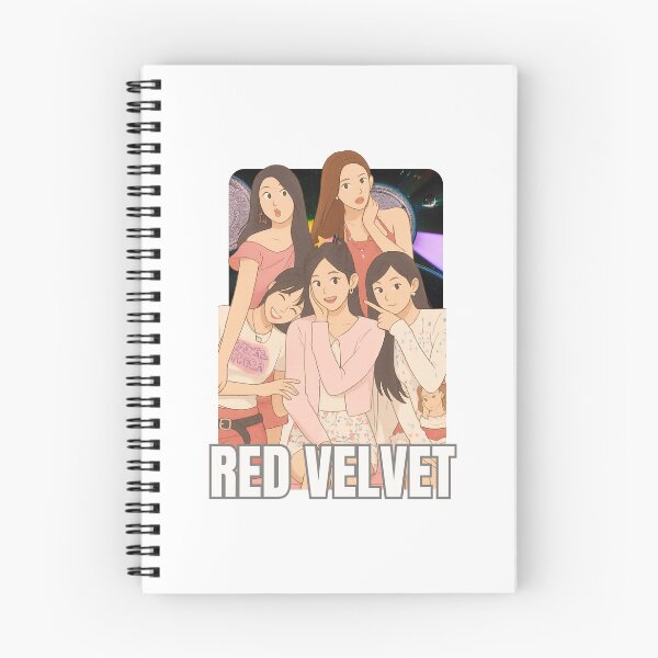 Item preview, Red Velvet Name Cartoon Illustration Group Members Kpop Collage Design designed and sold by HELL0WBELLO.