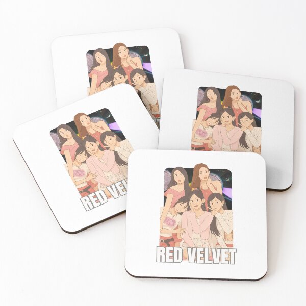 Item preview, Red Velvet Name Cartoon Illustration Group Members Kpop Collage Design designed and sold by HELL0WBELLO.