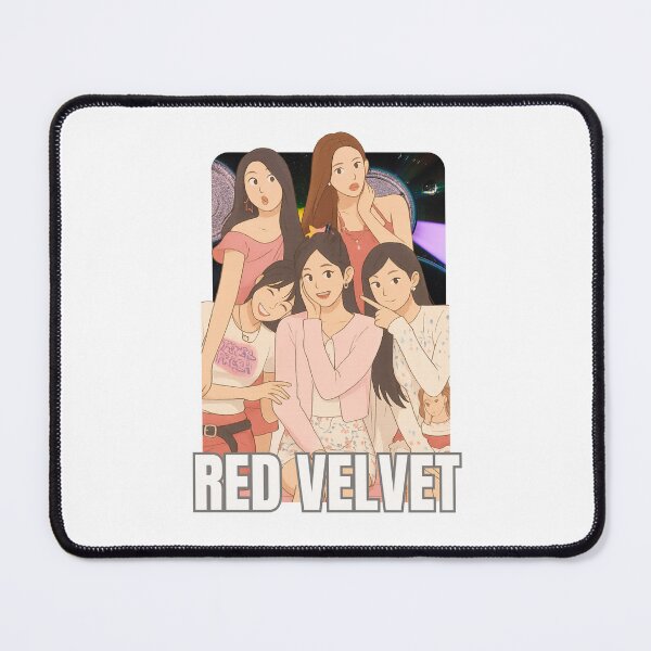 Item preview, Red Velvet Name Cartoon Illustration Group Members Kpop Collage Design designed and sold by HELL0WBELLO.