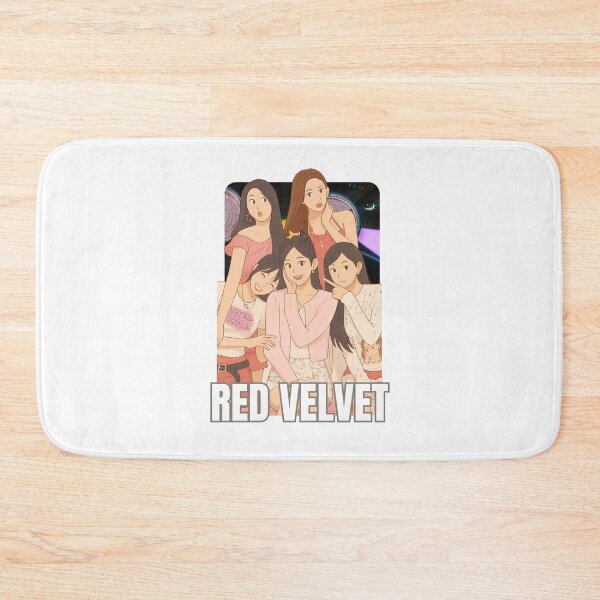 Artikelvorschau, Red Velvet Name Cartoon Illustration Gruppenmitglieder Kpop Collage Design entworfen und verkauft von HELL0WBELLO.