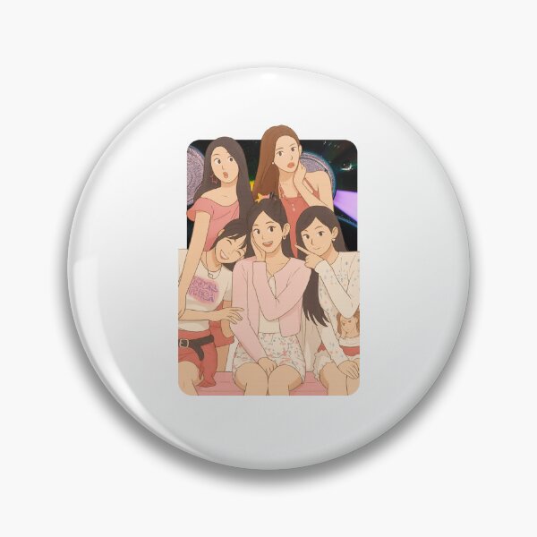 Item preview, Red Velvet Cartoon Illustration Group Members Kpop Collage Design designed and sold by HELL0WBELLO.