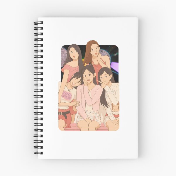 Item preview, Red Velvet Cartoon Illustration Group Members Kpop Collage Design designed and sold by HELL0WBELLO.