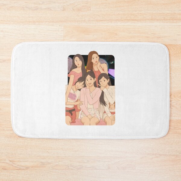 Artikelvorschau, Red Velvet Cartoon Illustration Gruppenmitglieder Kpop Collage Design entworfen und verkauft von HELL0WBELLO.