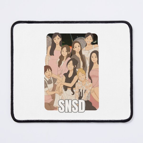 Item preview, Girls’ Generation (SNSD) Name Cartoon Illustration Group Members Kpop Collage Design designed and sold by HELL0WBELLO.